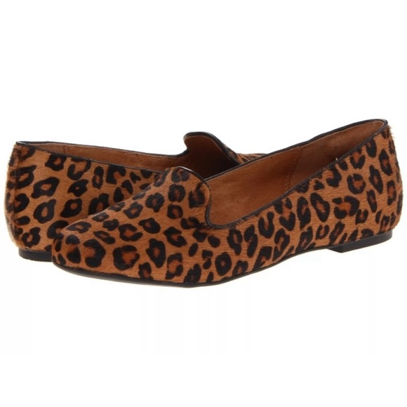 clarks leopard print loafers
